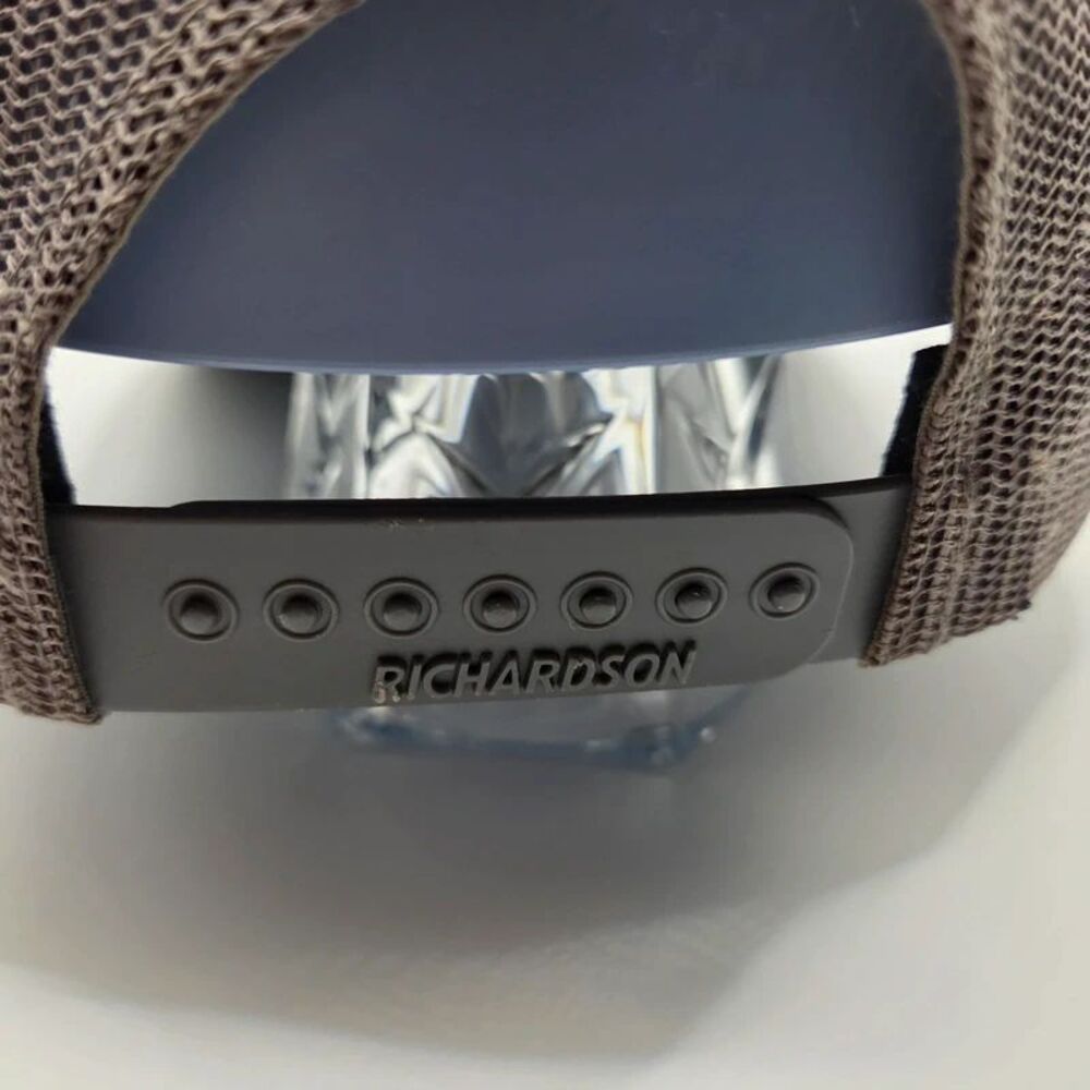 Richardson Style 112 Alien PIE Trucker Hat – Black & Charcoal Gray Snapback - Picture 5 of 7